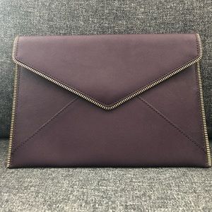 Rebecca Minkoff Purple Leo Clutch